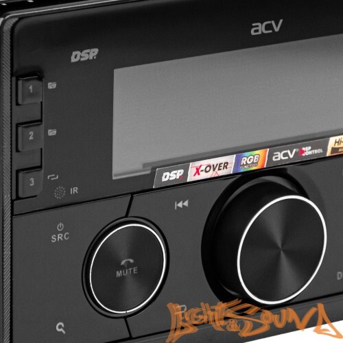 ACV ADX-211BM DSP 2DIN 4х50 FM/USB/AUX/Bluetooth/Flac 3RCA