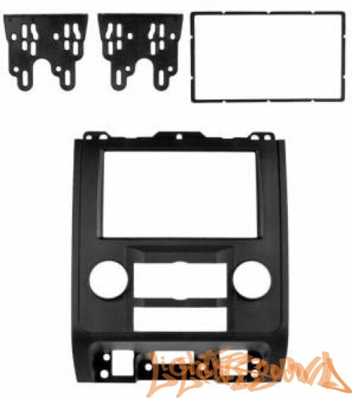 Переходная рамка для Ford Escape, Mazda Tribute 2008 - 2 din тёмный