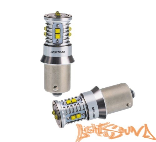 Optima MINI P21W, CAN, CREE XB-D*10, 5500K, 50W, 12V (Ba15S), 1шт