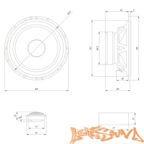 Oris Electronics Type Integration 6.5" (16.5 см) 2-полосная компонентная акустическая система