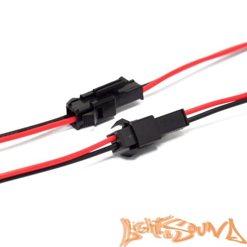 Разъём-коннектор JST 22AWG 2-Pin мама+папа