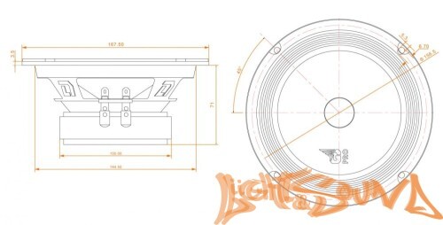 DL Audio Gryphon Pro 165 SE среднечастотные динамики (комплект)