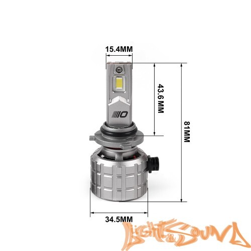 Optima Premium LED ПРОСПЕКТ HB4, 80W, 12-24V, 5000K, 8000Lm (2шт)
