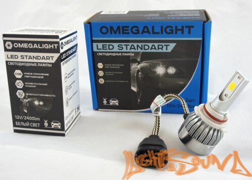 Светодиод головного света Omegalight LED Standart 3000 K HB4 2400 lm (2 шт.)
