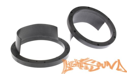 Водозащитный козырёк 6.5" с подиумом (пластик, ср. жестк.), 2шт