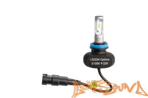 Светодиод головного света Optima i-Zoom H11 LED, Seoul-CSP, White, 9-32V (2шт)