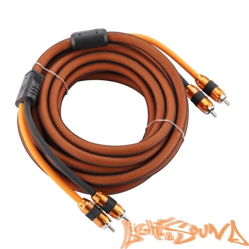 RCA (межблочный) кабель DL Audio Phoenix Ferrite Rings RCA 5 метров