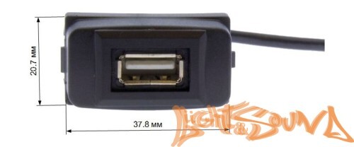 USB разъём в штатную заглушку для Mitsubishi