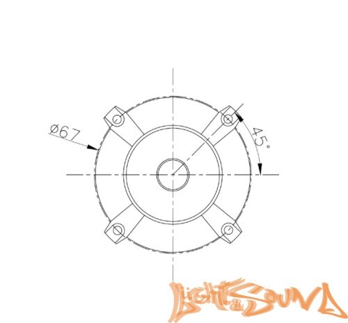 AMP NEO TW25 (6,7см) Высокочастотный динамик (1 шт)