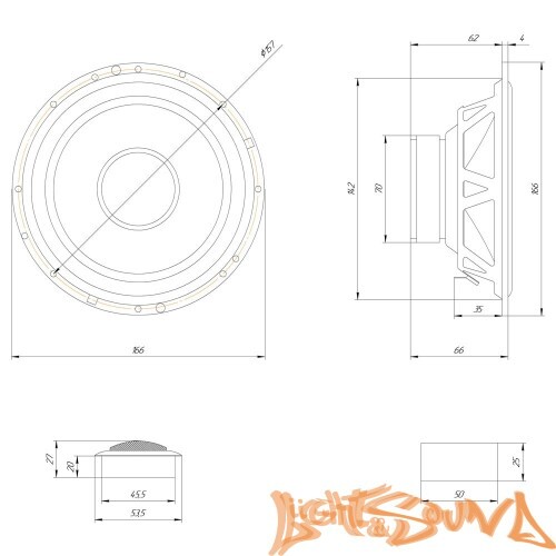 Oris Electronics Type 1 6.5" (16.5 см) 2-полосная компонентная акустическая система