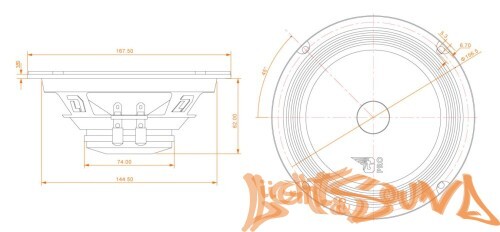 DL Audio Gryphon Pro 165 Neo среднечастотные динамики (комплект)