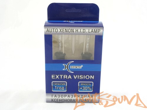 Ксеноновая лампа Xenite H1 6000 K EXTRA VISION (Яркость + 30%)