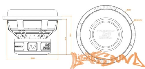 DL Audio Phoenix Bass Machine 12 сабвуфер