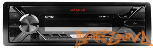 УРАЛ МОЛНИЯ АРС-МЛ 113 USB, SD/MMC-рессивер с функцией Bluetooth