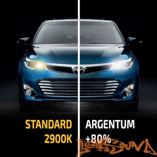 MTF ARGENTUM +80% H1, 12V, 55W Галогенные лампы (2шт)