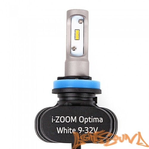 Светодиод головного света Optima i-Zoom H8 LED, Seoul-CSP, White, 9-32V (2шт)