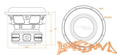 Сабвуфер DL Audio Phoenix Black Bass 10