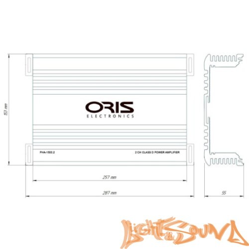 Oris Electronics PHA-2.1500 Усилитель мощности 2-канальный