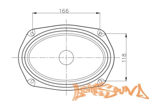 AMP MASS FR69 (15x24) широкополосные динамики (комплект)