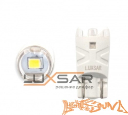 LUXSAR WHITE NIGHT W5W (T10) 1SMD 60LM 6000K 12V (2шт)