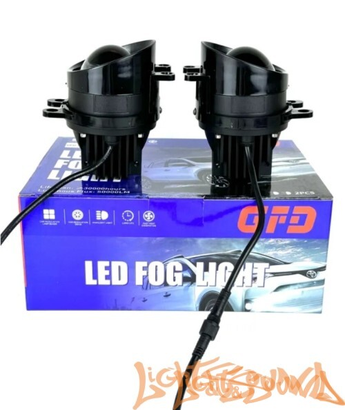 Светодиодная линза для ПТФ GFD TYT-2 TOYOTA ближний дальний, 2шт