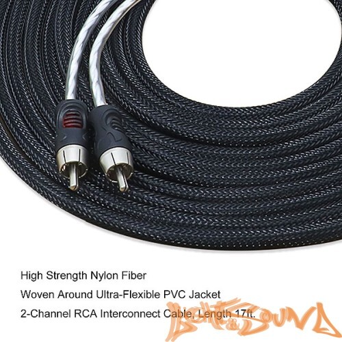 RCA (межблочный) кабель Recoil Premium PCI217 RCA 5 метров