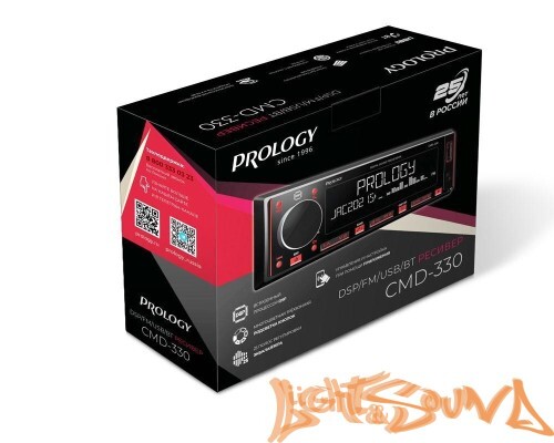 Prology CMD-330 4 х 55 Вт, FM/USB/BT ресивер с DSP процессором