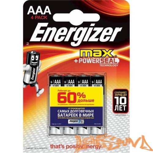 ENERGIZER LR03 4BL MAX Plus AAA, 1 шт