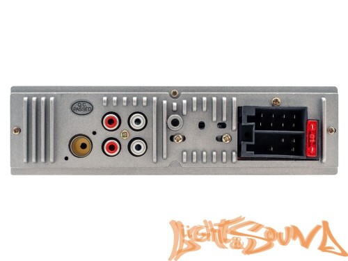 Aura AMH-205BT USB-ресивер, 4x51w, USB SD/FM/AUX/BT, 2 RCA, зелёная подсветка, съёмная рамка