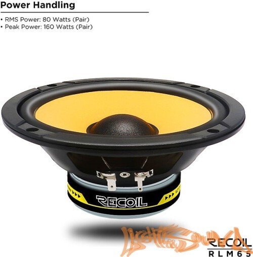 Recoil RLM65 6.5" (16,5 см), 2-полосная компонентная акустическая система