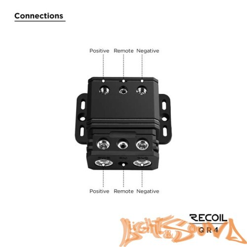 Recoil QR4 (2x4Ga+remout) Адаптер для подключения кабеля “в разрыв”