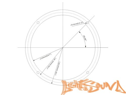 Aura Venom-65 6.5" (16.5 см) среднечастотные динамики (комплект)