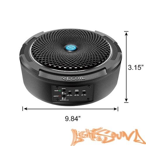 Recoil SL1708 активный сабвуфер под сиденье 8"(20см)