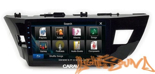 Переходная рамка для Toyota Corolla 2013-2016 2din для установки MFA дисплея (левый руль)