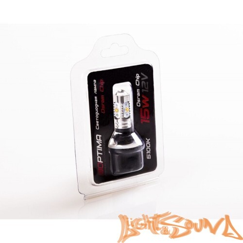 Optima Premium Osram Chip H27(880), 5100K, 15W, 12V (PG13), только для ДХО, 1шт