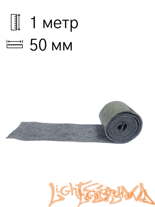 Шумоизоляция LS Антискрип в деталях (50мм х 1м) черный