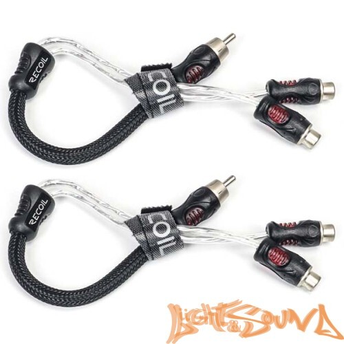 Y-коннектор Recoil PCI1M2F YRCA (1папа/2мамы), 1шт