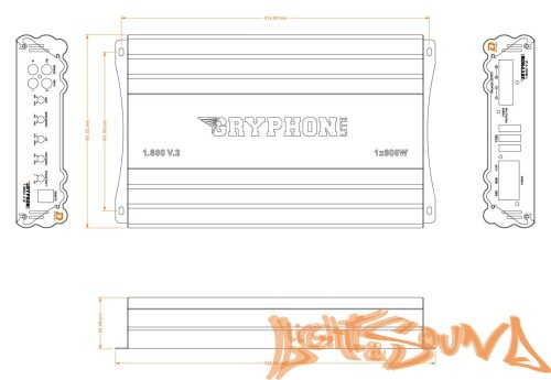 Усилитель мощности 1-канальный DL Audio Gryphon lite-1800-v2