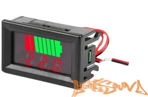 LS 12-72V, Универсальный вольтметр с индикатором заряда батареи