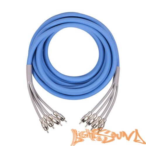 RCA (межблочный) кабель DL Audio Phoenix Sport 4RCA 5 метров