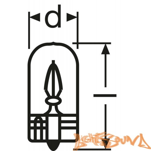 Osram Original Line W5W 24V, 5W Лампа накаливания ,в уп. 10шт, (1шт)