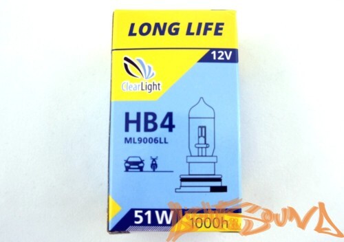 Clearlight LongLife HB4 12V, 55W Галогенная лампа (1шт)