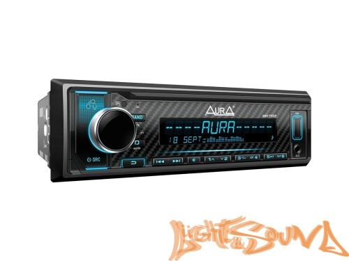 Aura AMH-77DSP USB-ресивер, 4х51w, USB (1.2A)/FM/AUX/BT,3RCA,DSP 2/3way,iD3-TAG,16.5 млн. цветов