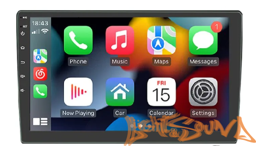 HIPPCRON AZJ-107 2din 4x50Bт USB/MP3/FM/Wi-Fi/Bluetooth, память 4/64гб 10дюймов