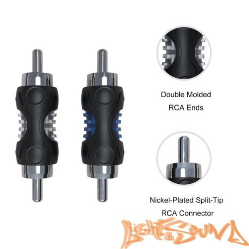 Recoil RCC-M8 разъём RCA-папа, 1шт