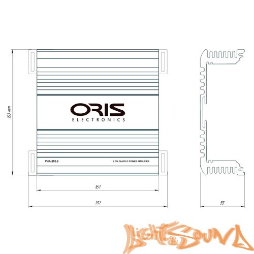 Oris Electronics PHA-2.250 Усилитель мощности 2-канальный