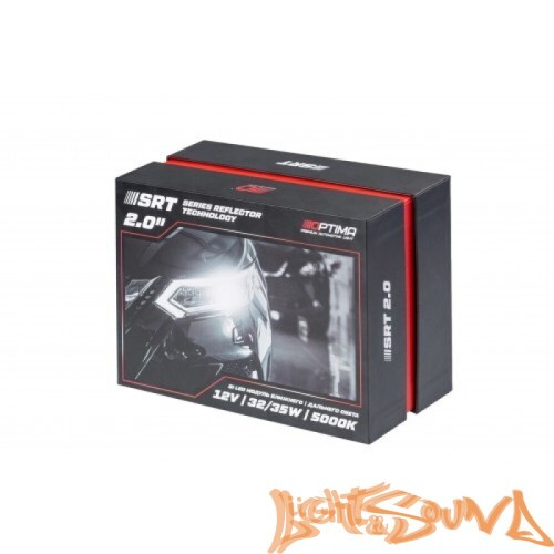 Бидиодная линза Optima Premium Bi-Led Lens Series Reflector Technology 2.0", 5000K 12V, 1шт