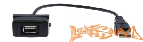 USB разъём в штатную заглушку для Mitsubishi