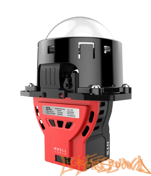 Бидиодная линза NTS AUTO BI-LED PHOENIX 3.0", 12V, 6300К, 1шт