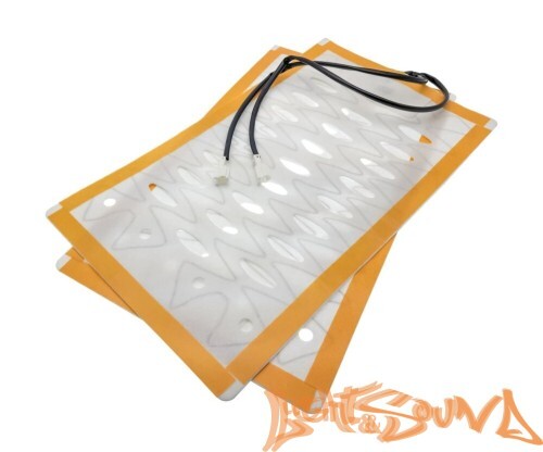 Комлект подогрева одного сидения с прямоугольной кнопкой ZG17